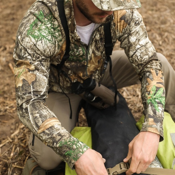 Kings XKG Elevation 1/4 Zip dry quick real tree edge camouflage - Picture 12 of 16